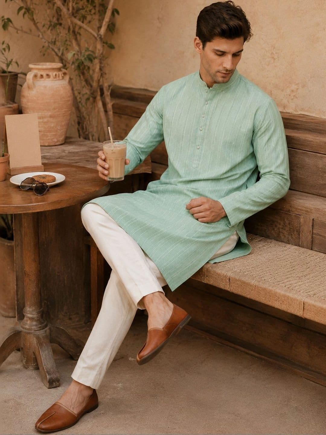 Anouk Men Kurta thumbnail 3