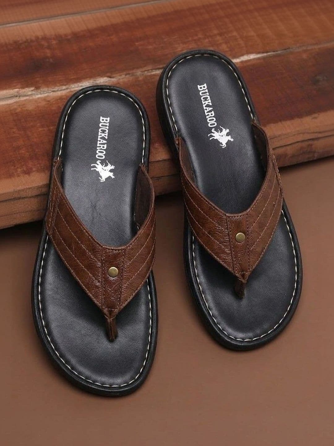 Buckaroo Men JUNAK Leather Comfort Sandals - view 1