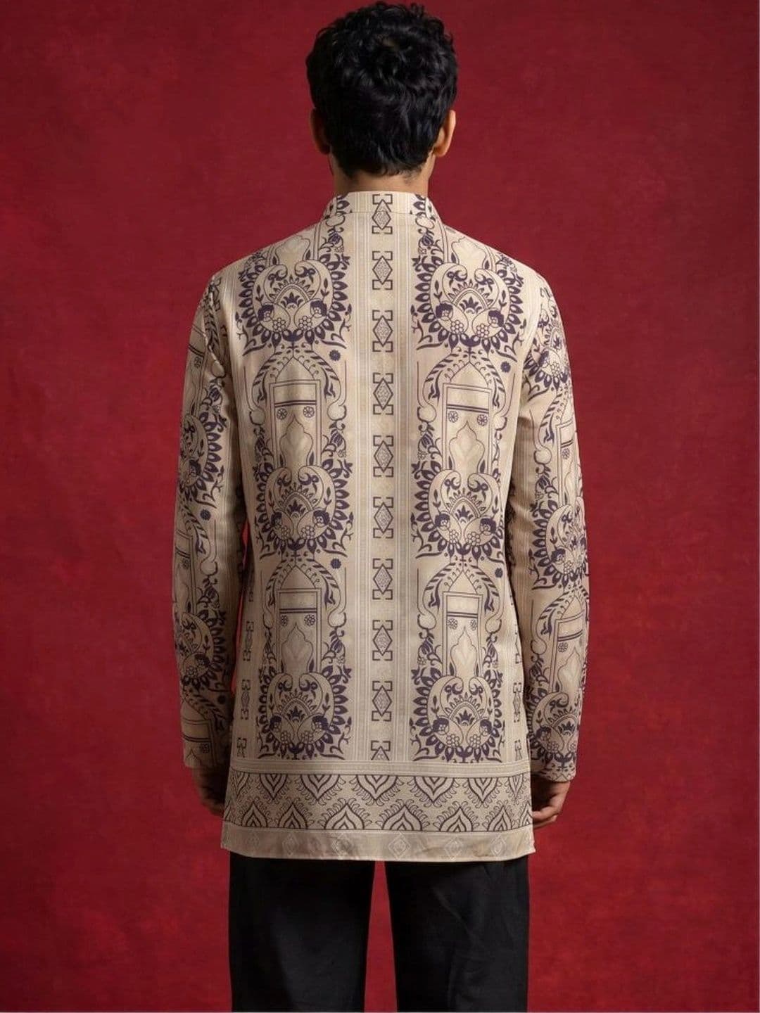 Jompers Men Ethnic Motifs Printed Kurta thumbnail 5