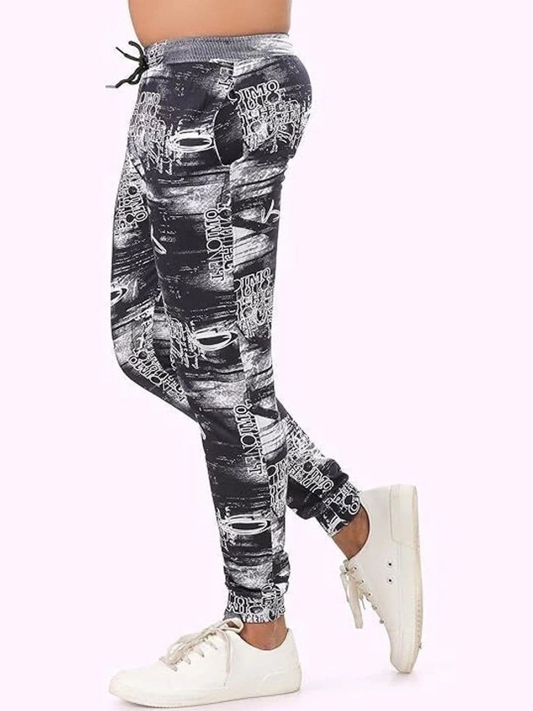24 Street Men Jogger Mid-Rise Printed Jeans thumbnail 5