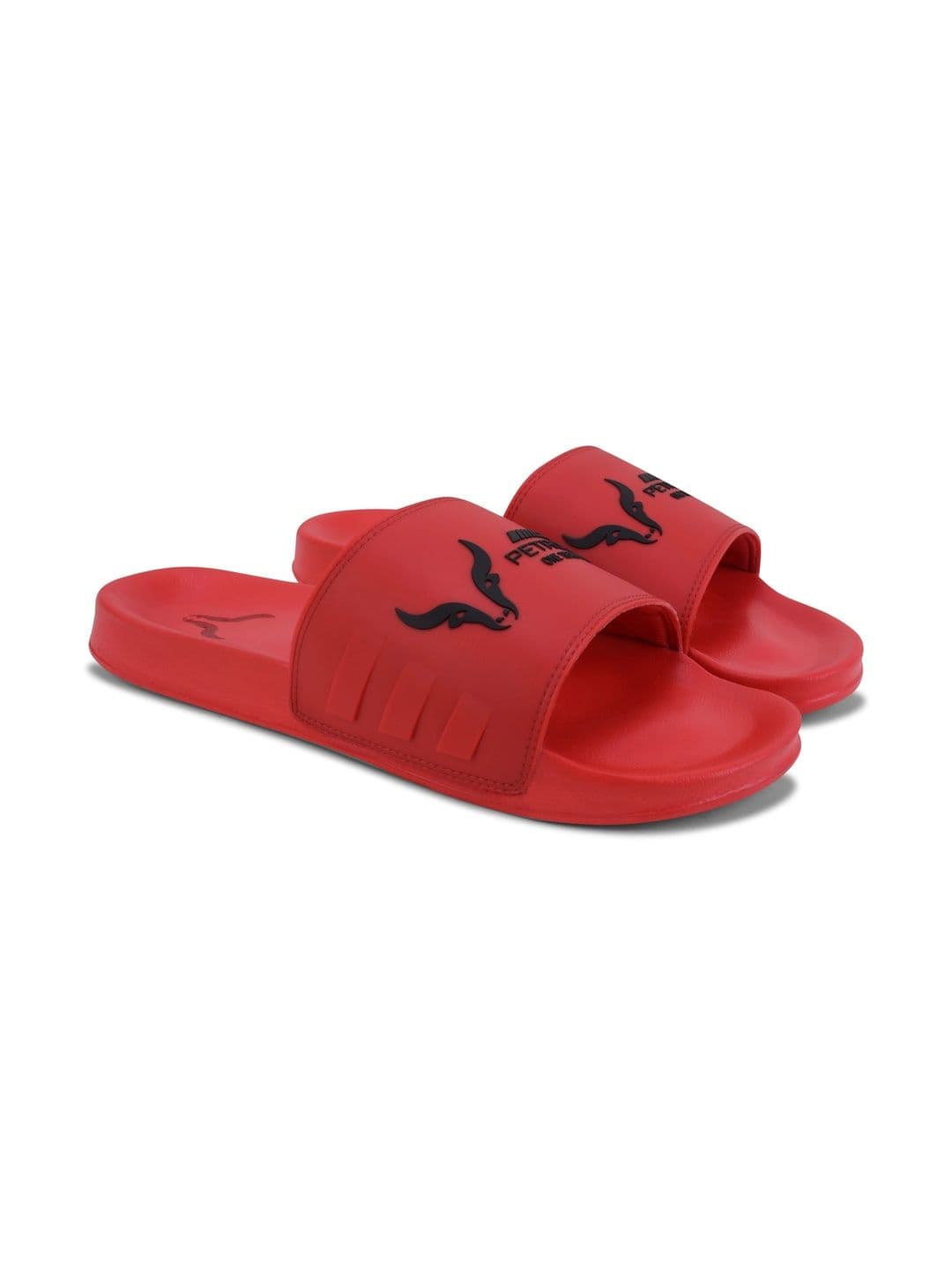 LIDDU Men Printed Slip-On Sliders thumbnail 2