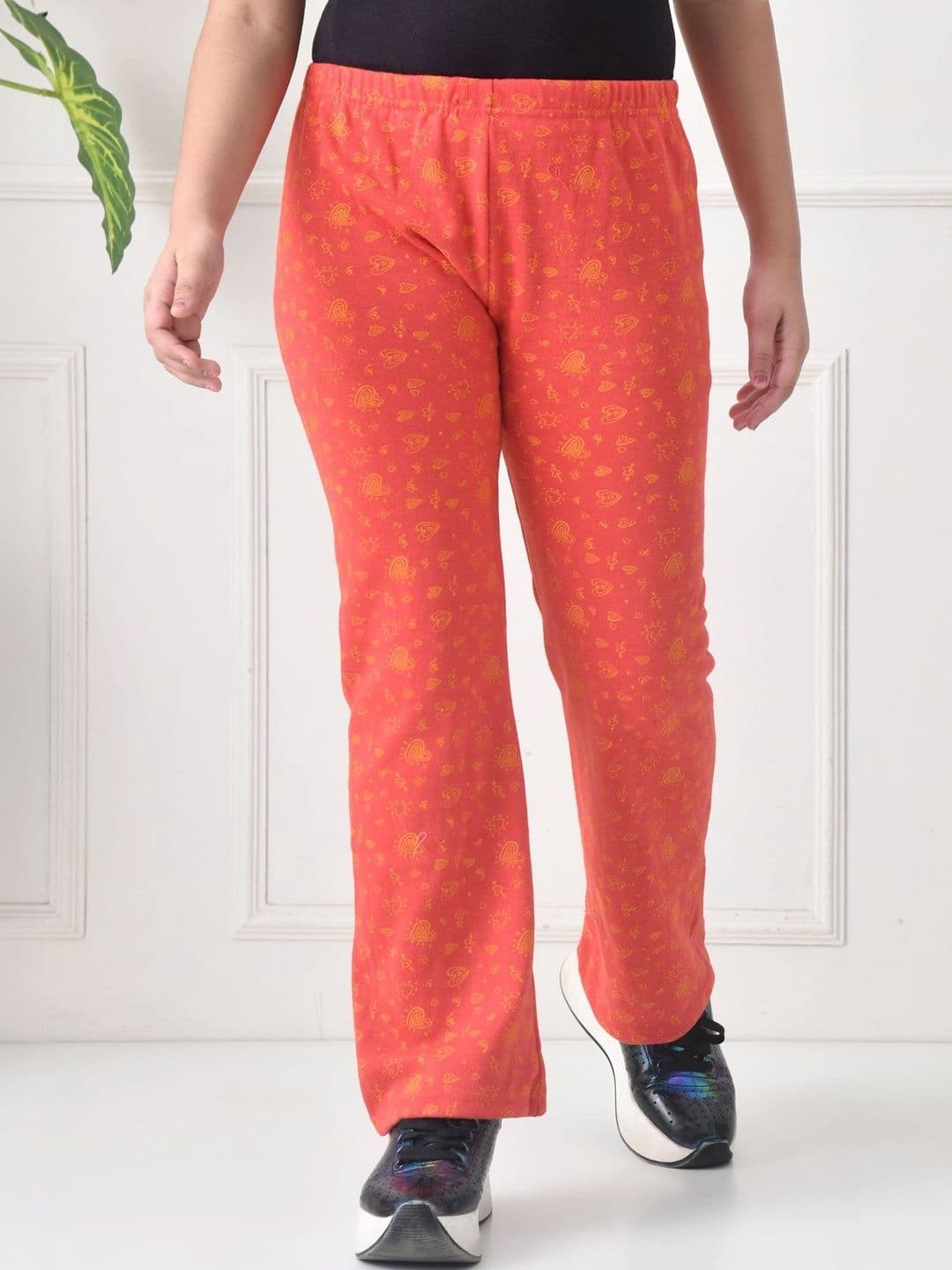 BAESD Girls Printed Knitted Palazzos thumbnail 5