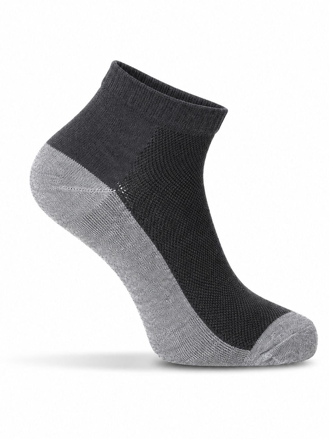 Roadster Men Pack of 3 Cotton Colourblocked Ankle Length Socks thumbnail 7