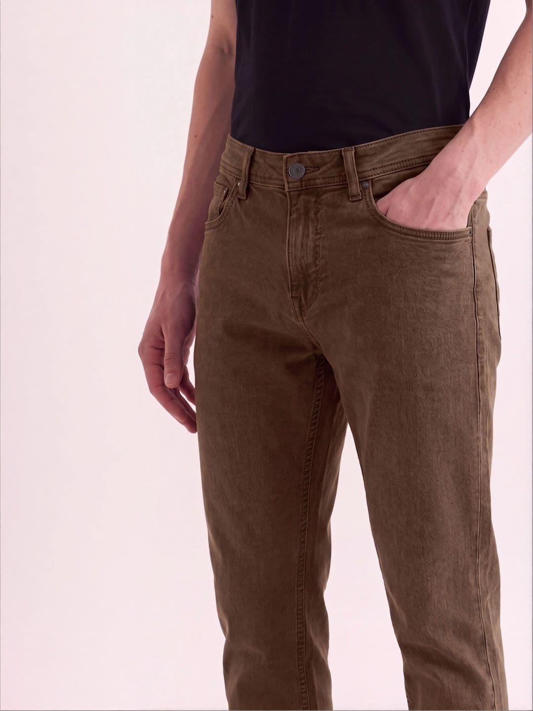 DAGERRFLY Men Slim Fit Mid-Rise Jeans thumbnail 4