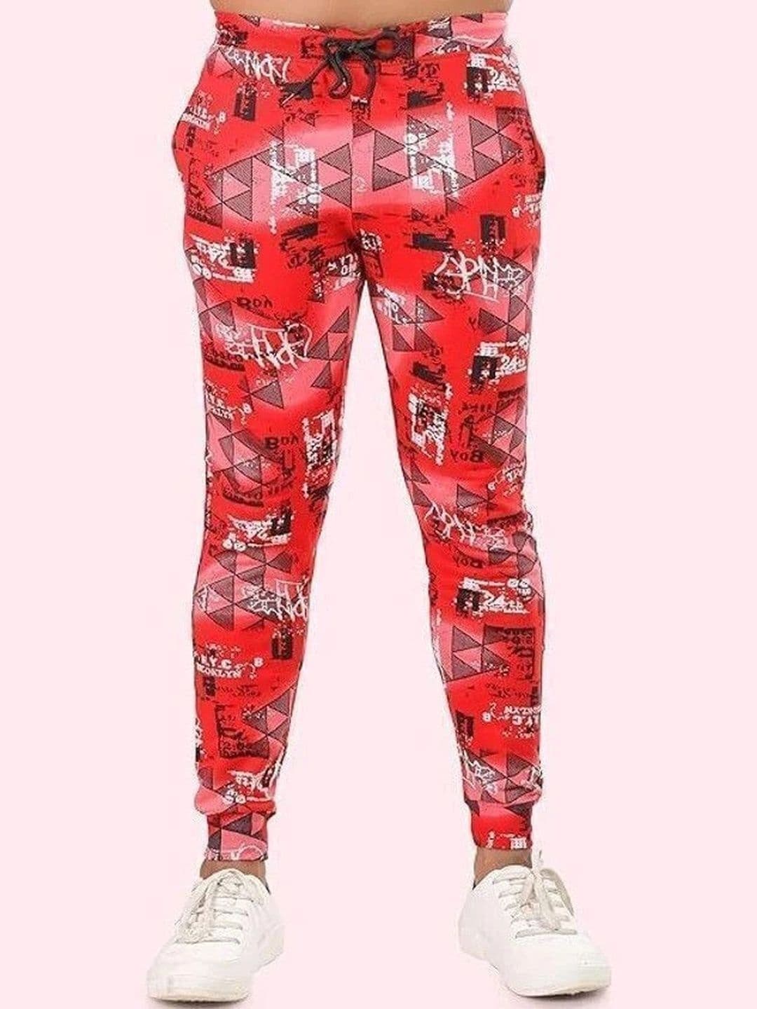 24 Street Men Jogger Mid-Rise Printed Jeans - view 1