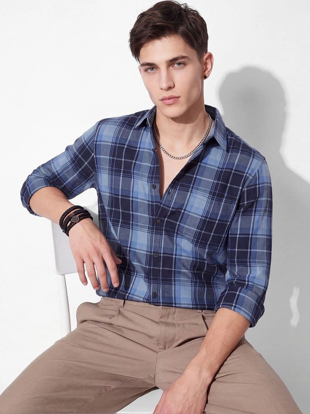 max Men Checked Casual Shirt - view 1