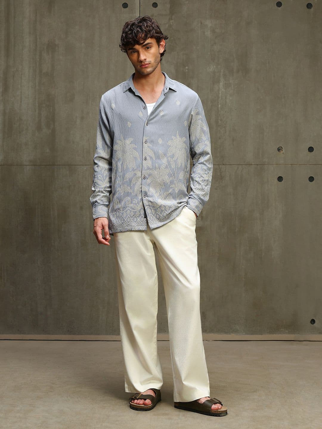 CAHOOT Men Relaxed Printed Casual Shirt thumbnail 4
