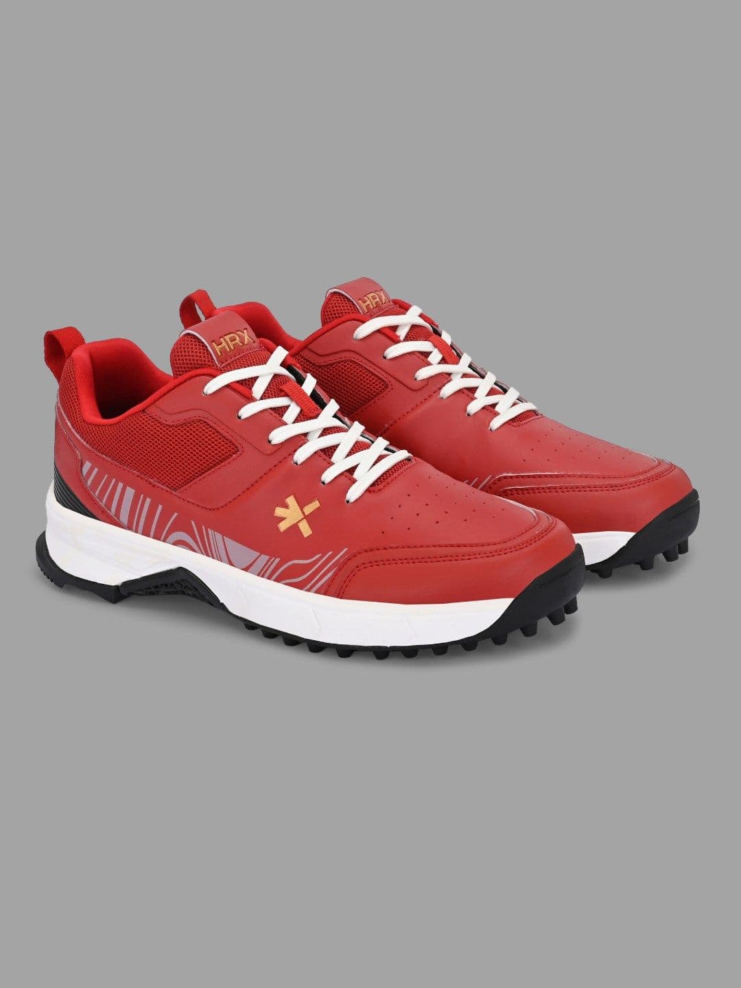 HRX by Hrithik Roshan Men Mesh Cricket Non-Marking Shoes thumbnail 5