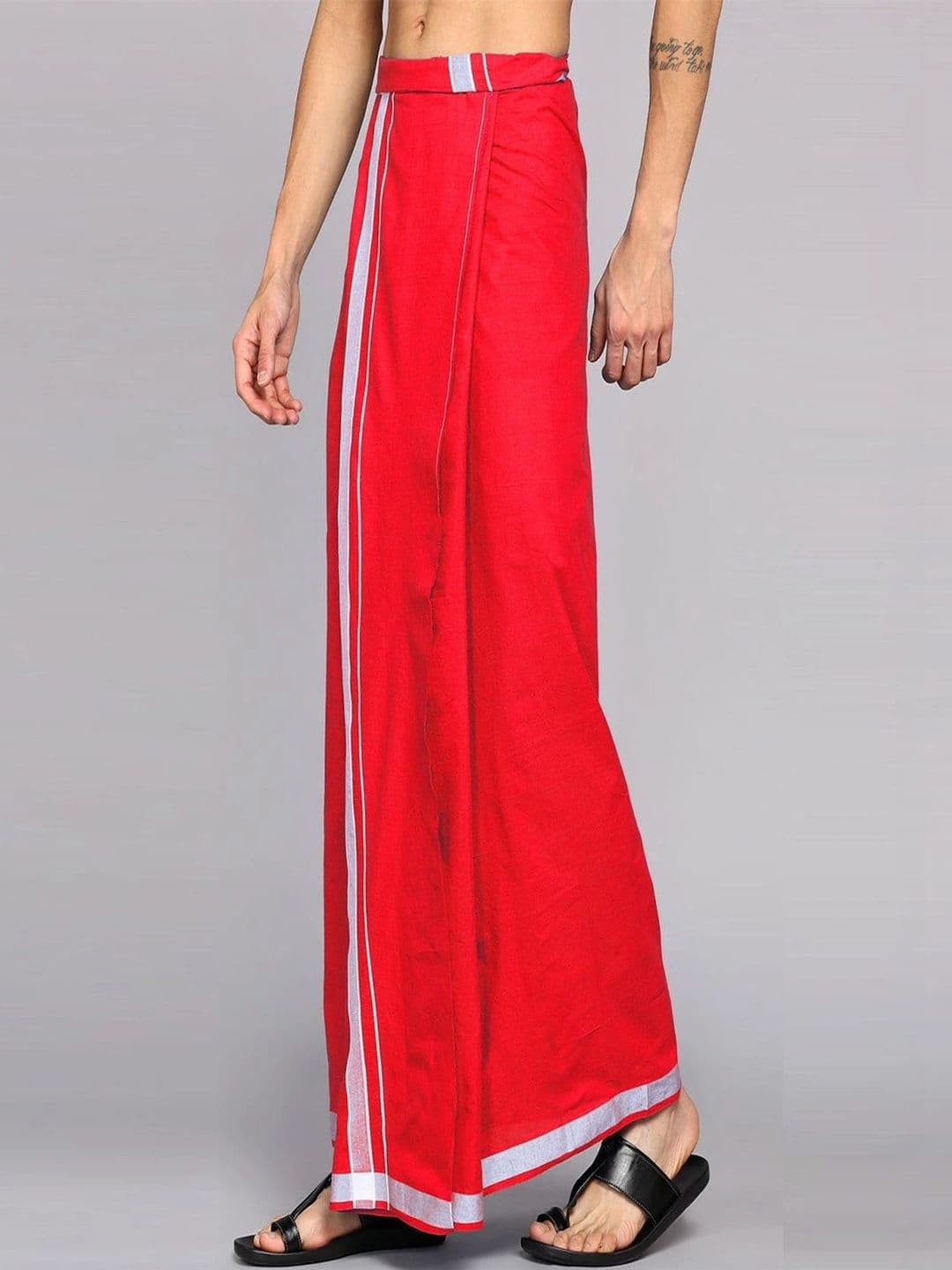 sudharsana Men Striped Dhoti Dhotis thumbnail 2
