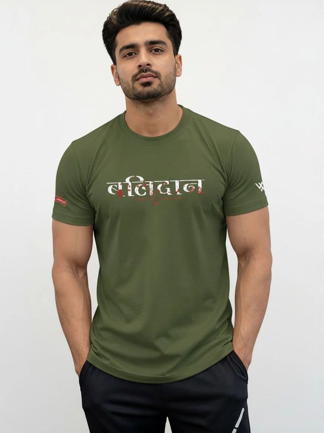 Warrior World Men Typography Printed Pure Cotton T-shirt - view 1
