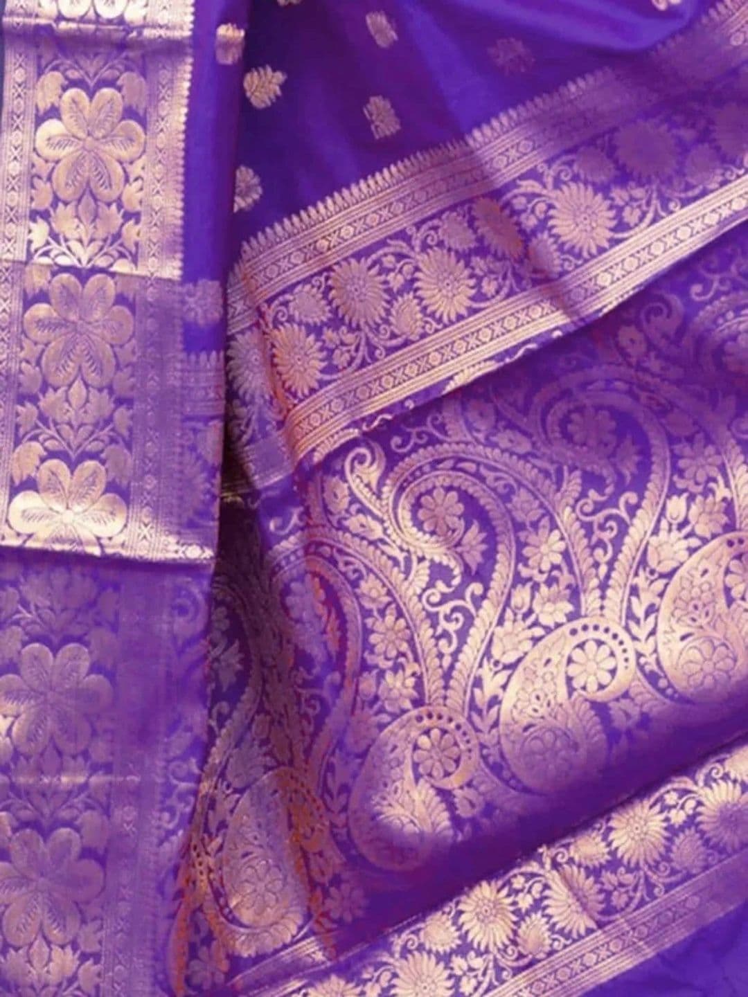 VYOM CREATION Woven Design Zari Art Silk Banarasi Saree thumbnail 2