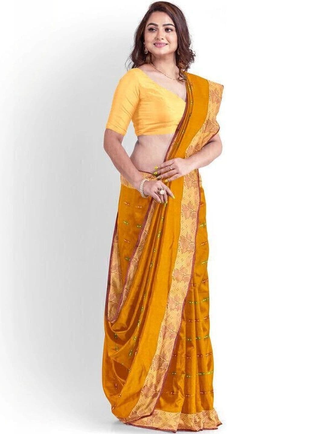 TANTSHREE Pure Cotton Saree thumbnail 3
