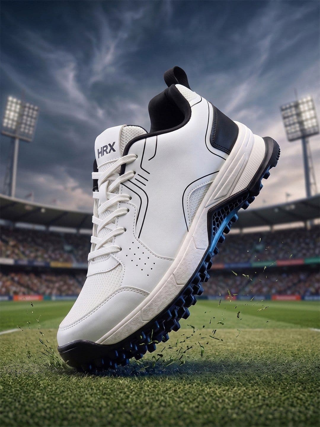 HRX by Hrithik Roshan Men Mesh Cricket Non-Marking Shoes - view 1