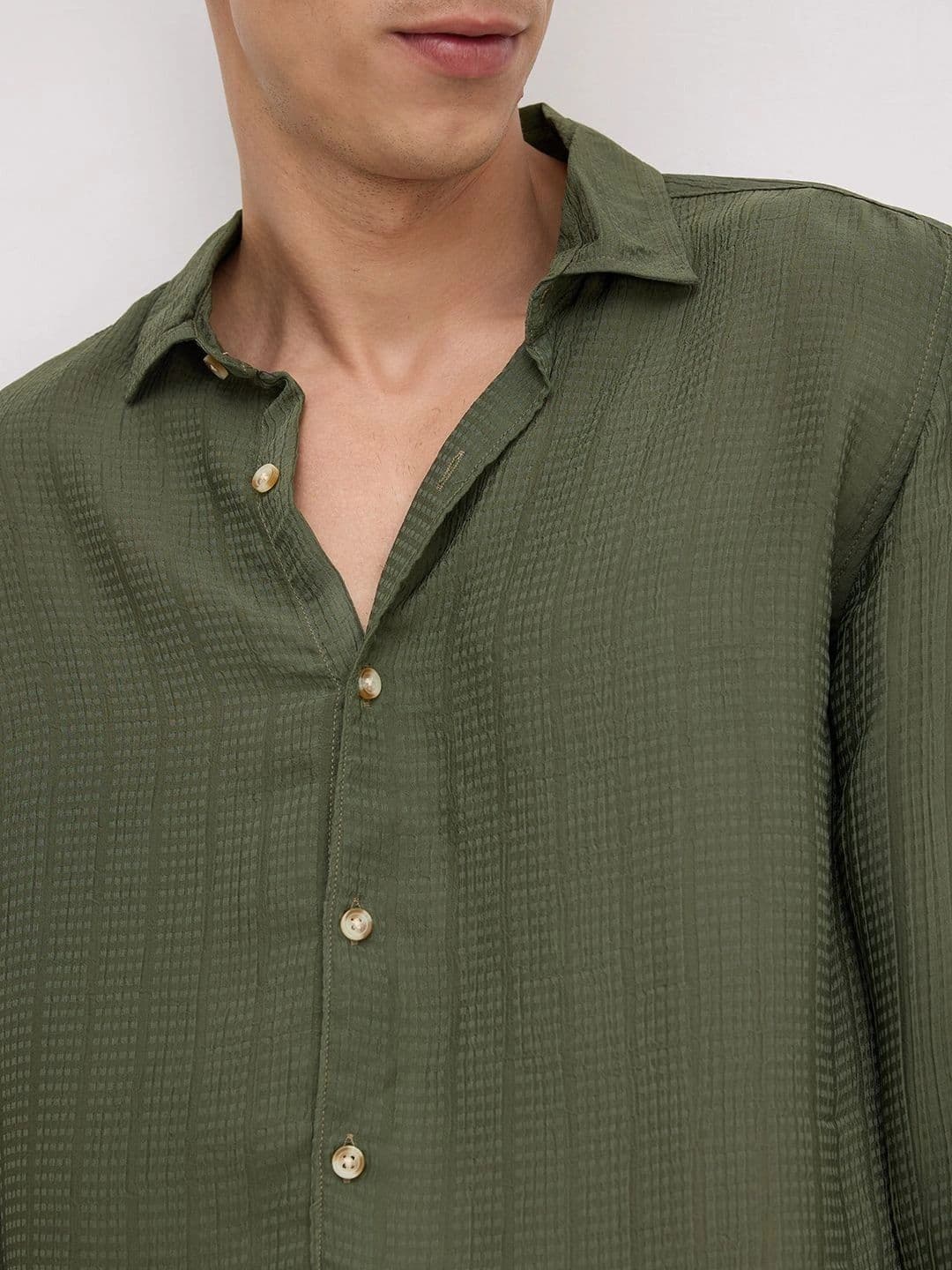 VASTRADO Men Classic Slim Fit Casual Shirt thumbnail 3