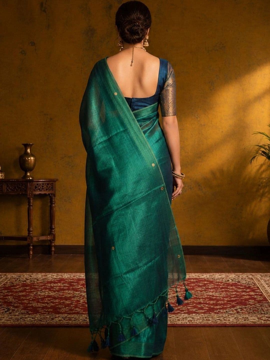 TANTSHREE Pure Cotton Saree thumbnail 3