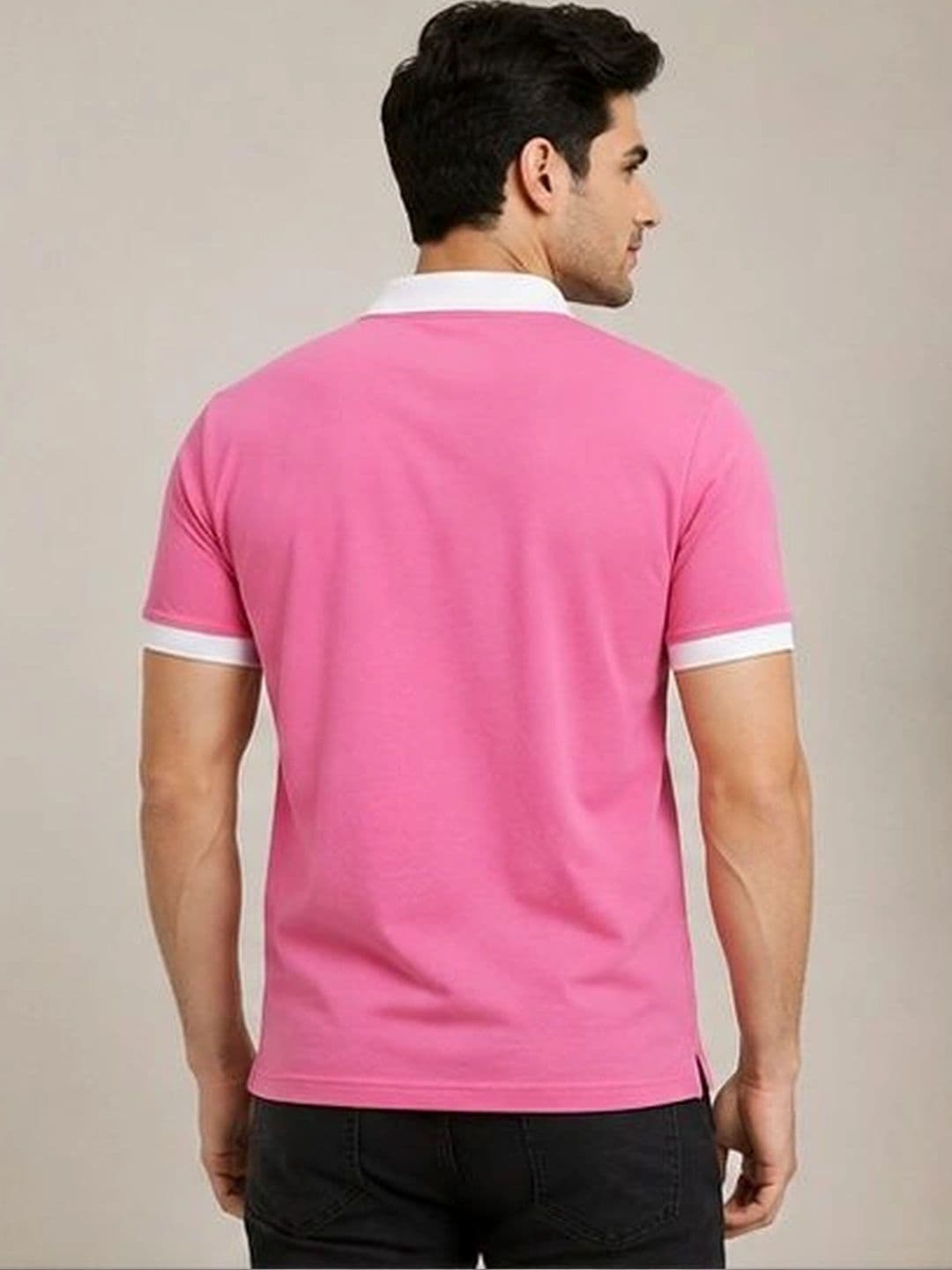 Roadster Men Polo Collar T-shirt thumbnail 4