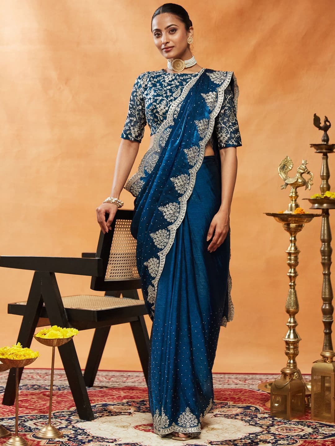 kasee Embellished Embroidered Saree thumbnail 7