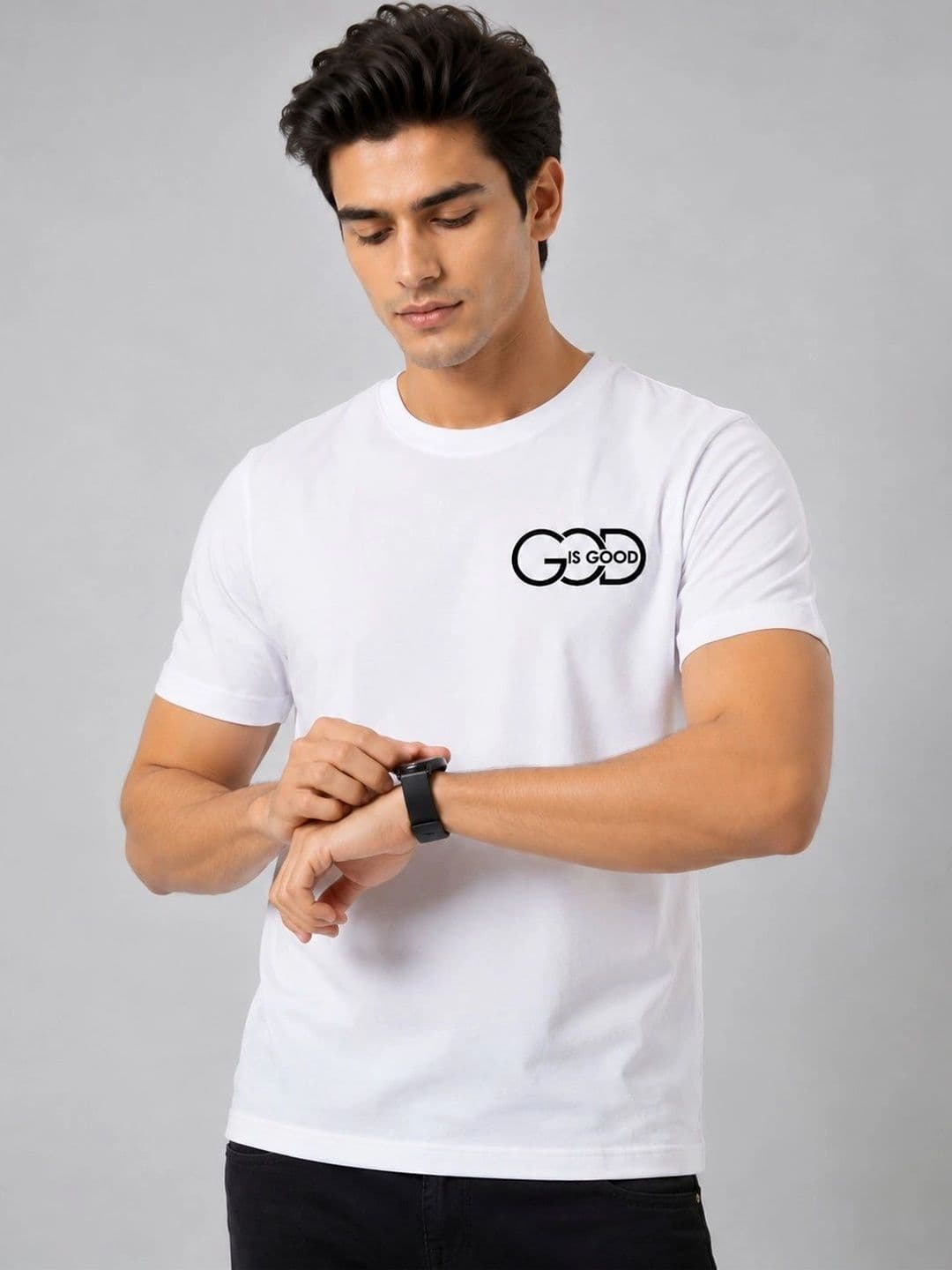 Angel Bella Men Typography Printed T-shirt thumbnail 4