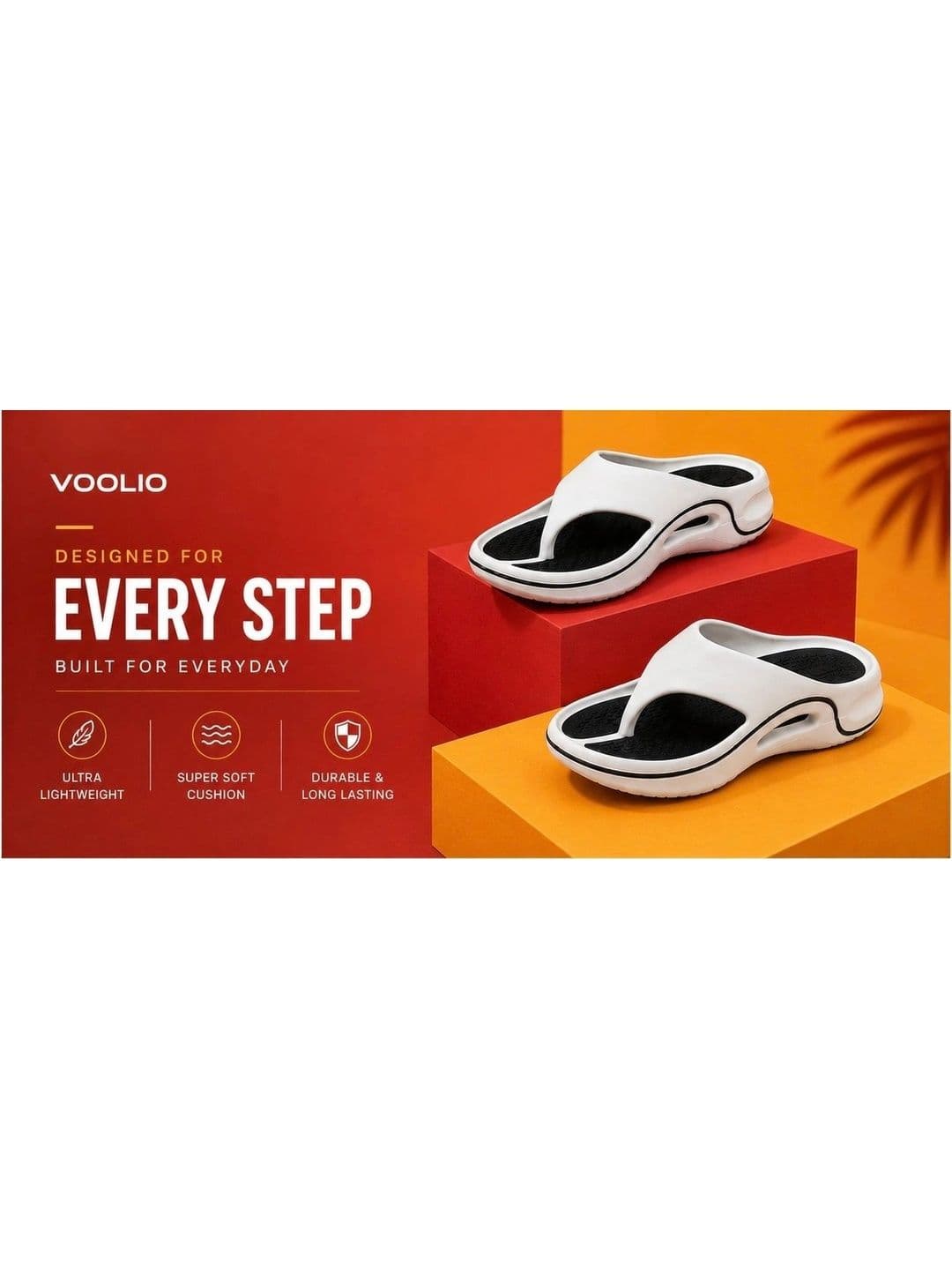 VOOLIO Men Thong Flip-Flops thumbnail 4