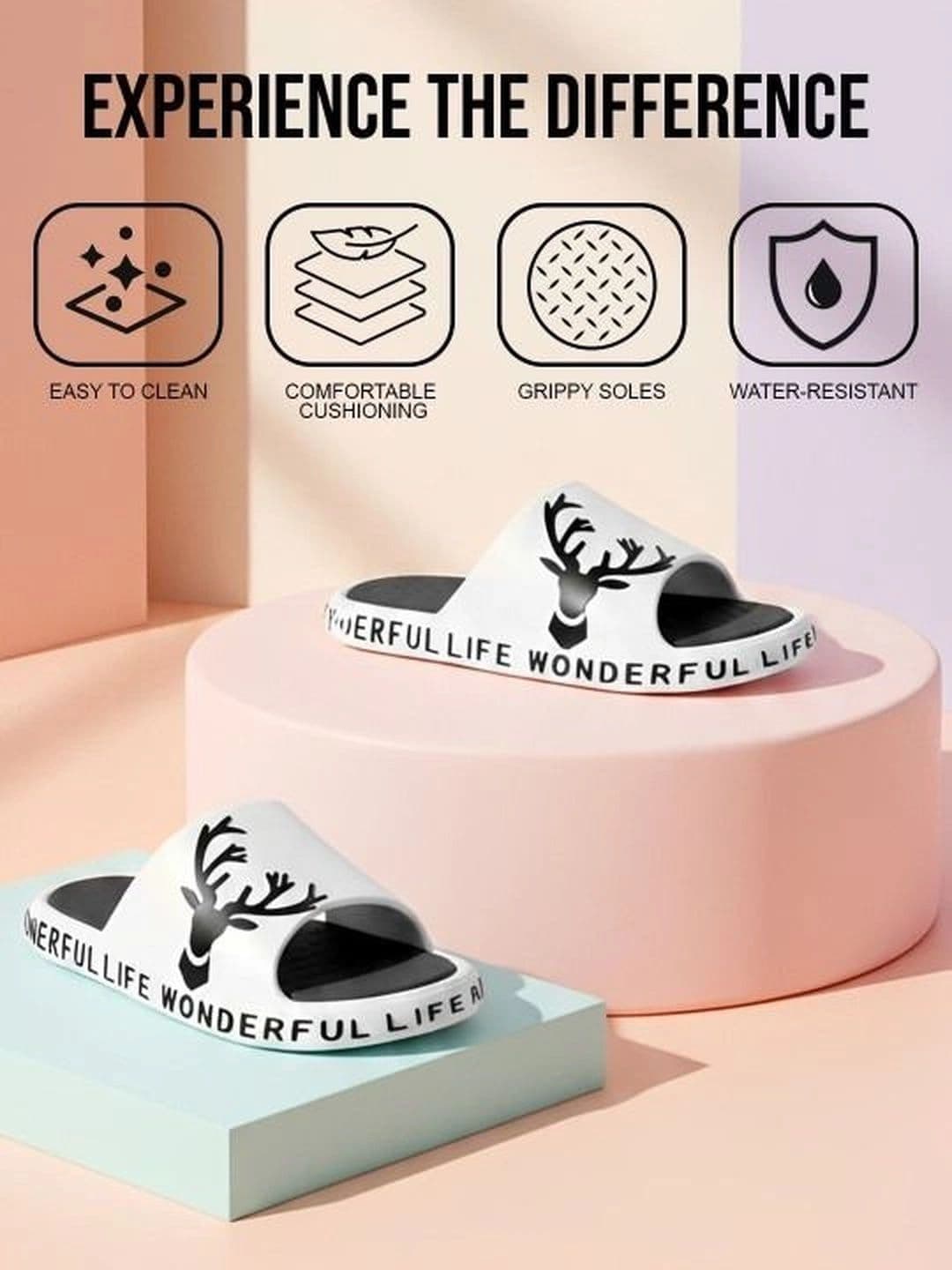 DECONDS Men Printed Sliders thumbnail 6