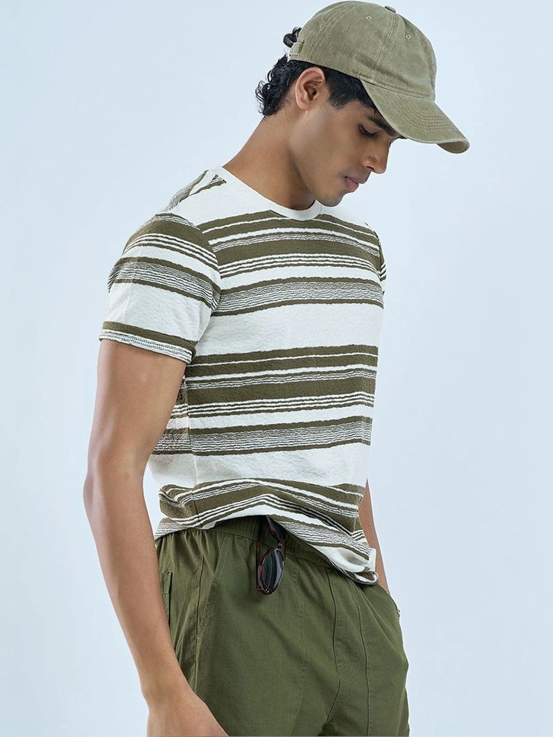 People Men Striped Slim Fit T-shirt thumbnail 6