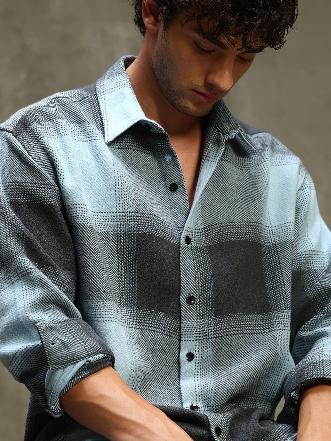 CAHOOT Men Relaxed Fit Tartan Checks Checked Casual Shirt thumbnail 4