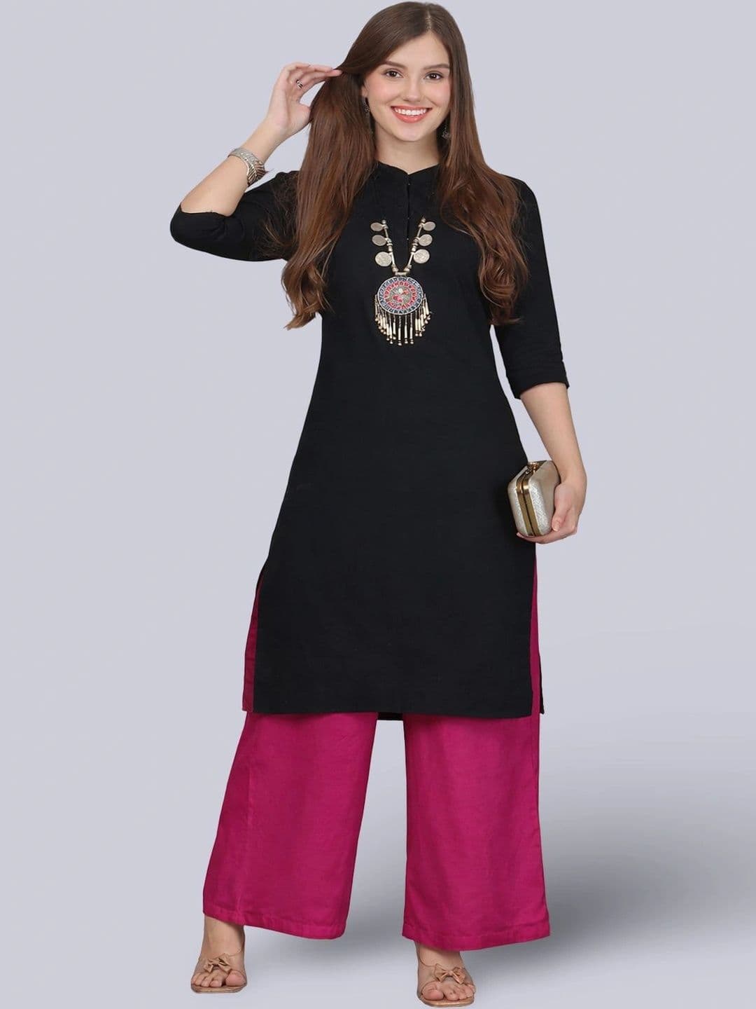 Moda Rapido X Gracit Women 2 Ethnic Palazzos thumbnail 4
