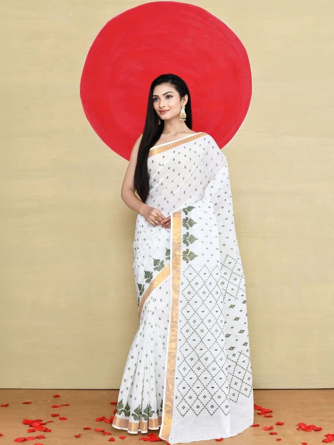 TANTSHREE Pure Cotton Saree - view 1
