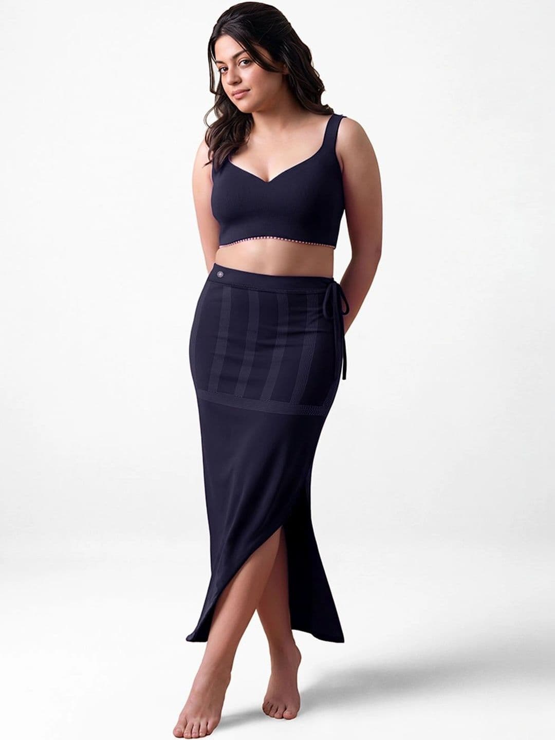 Dermawear Mermaid Fit Saree Shapewear With Side Slit - view 1