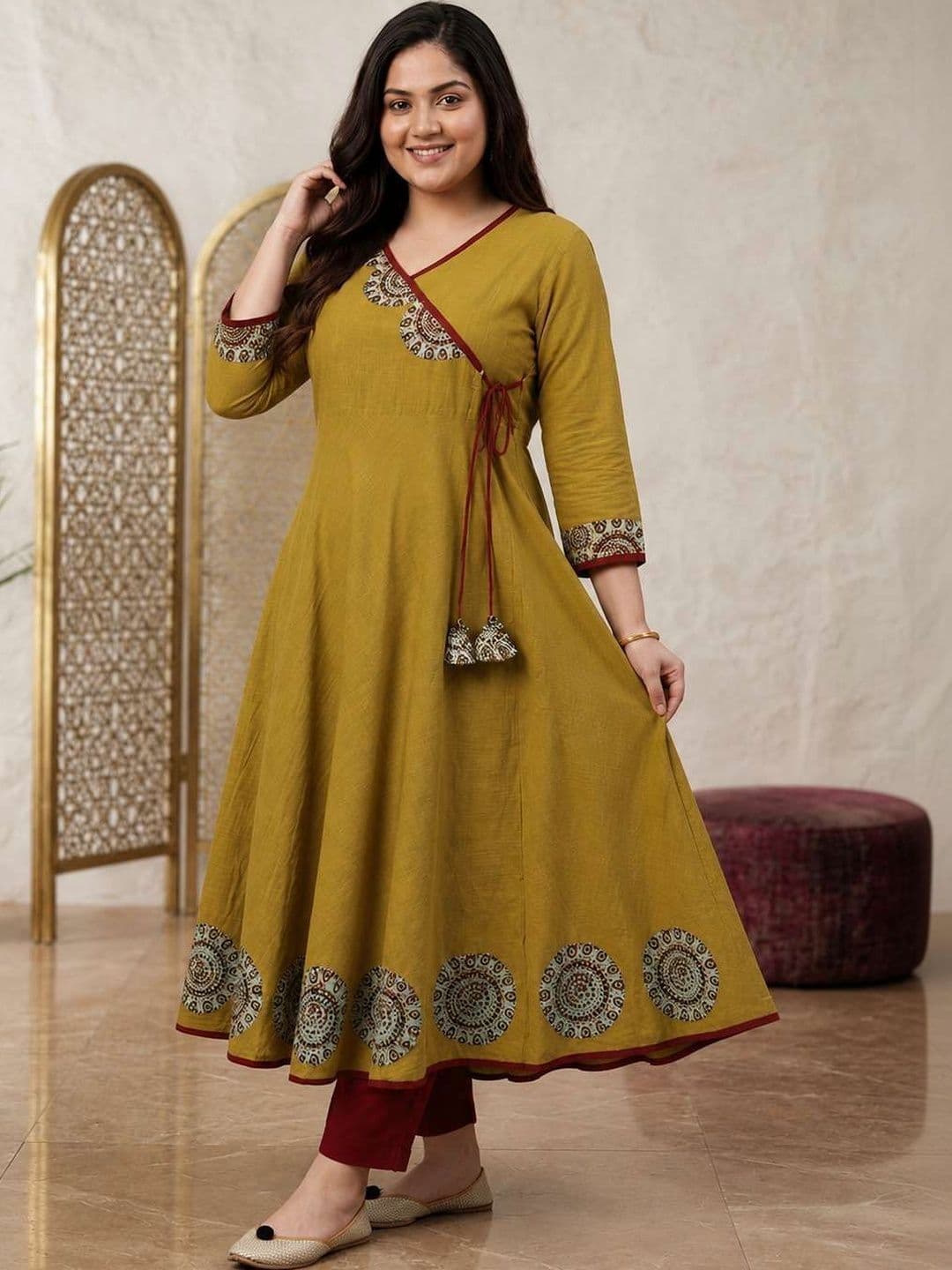 KALINI Women Anarkali Kurta thumbnail 6