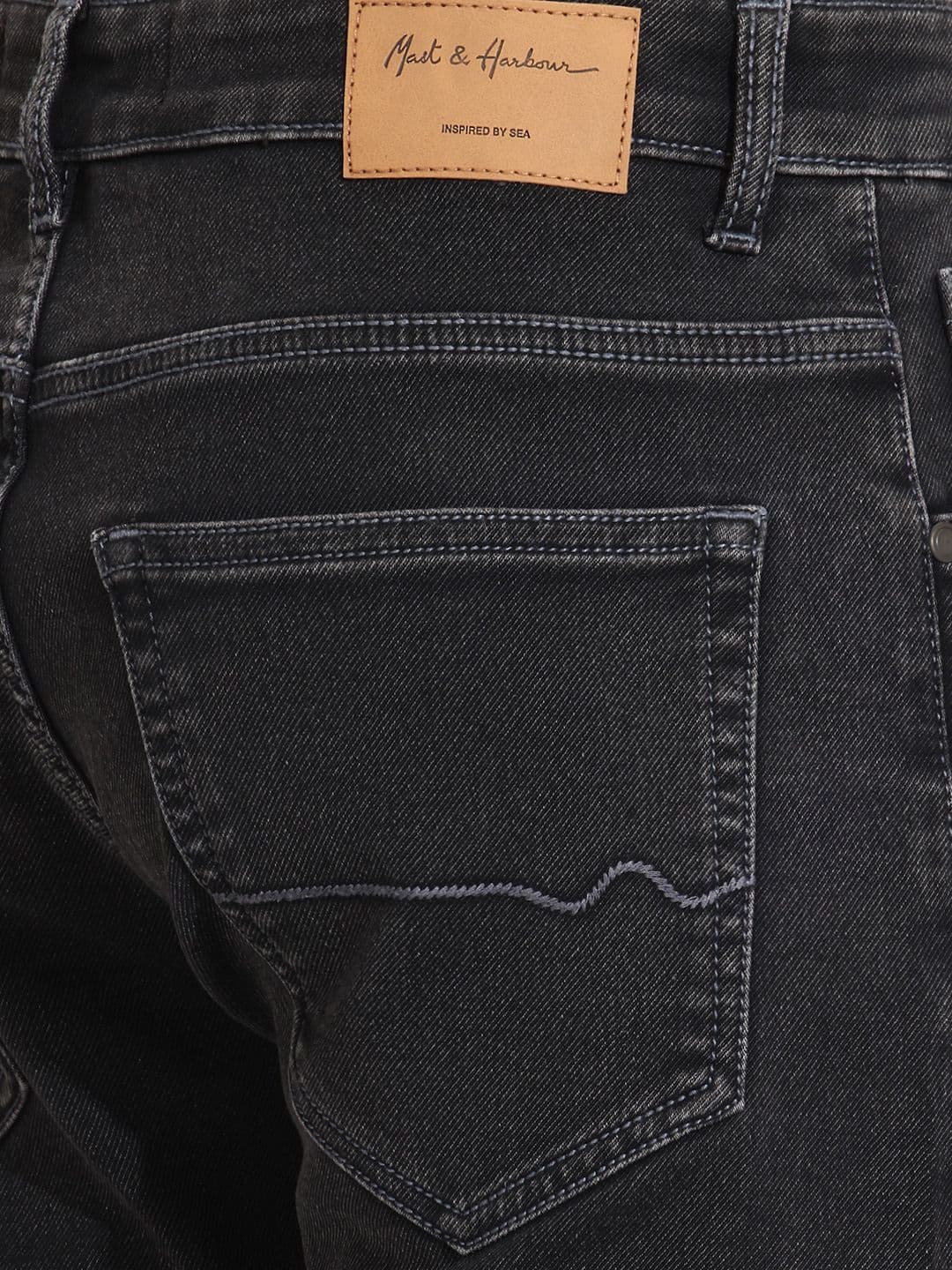 Mast & Harbour Men Carrot Fit Stretchable Jeans thumbnail 3