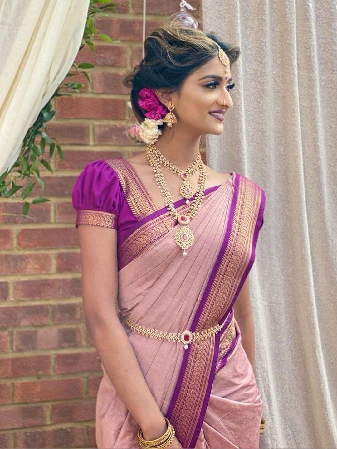 revika Woven Design Zari Art Silk Designer Kanjeevaram Saree thumbnail 2