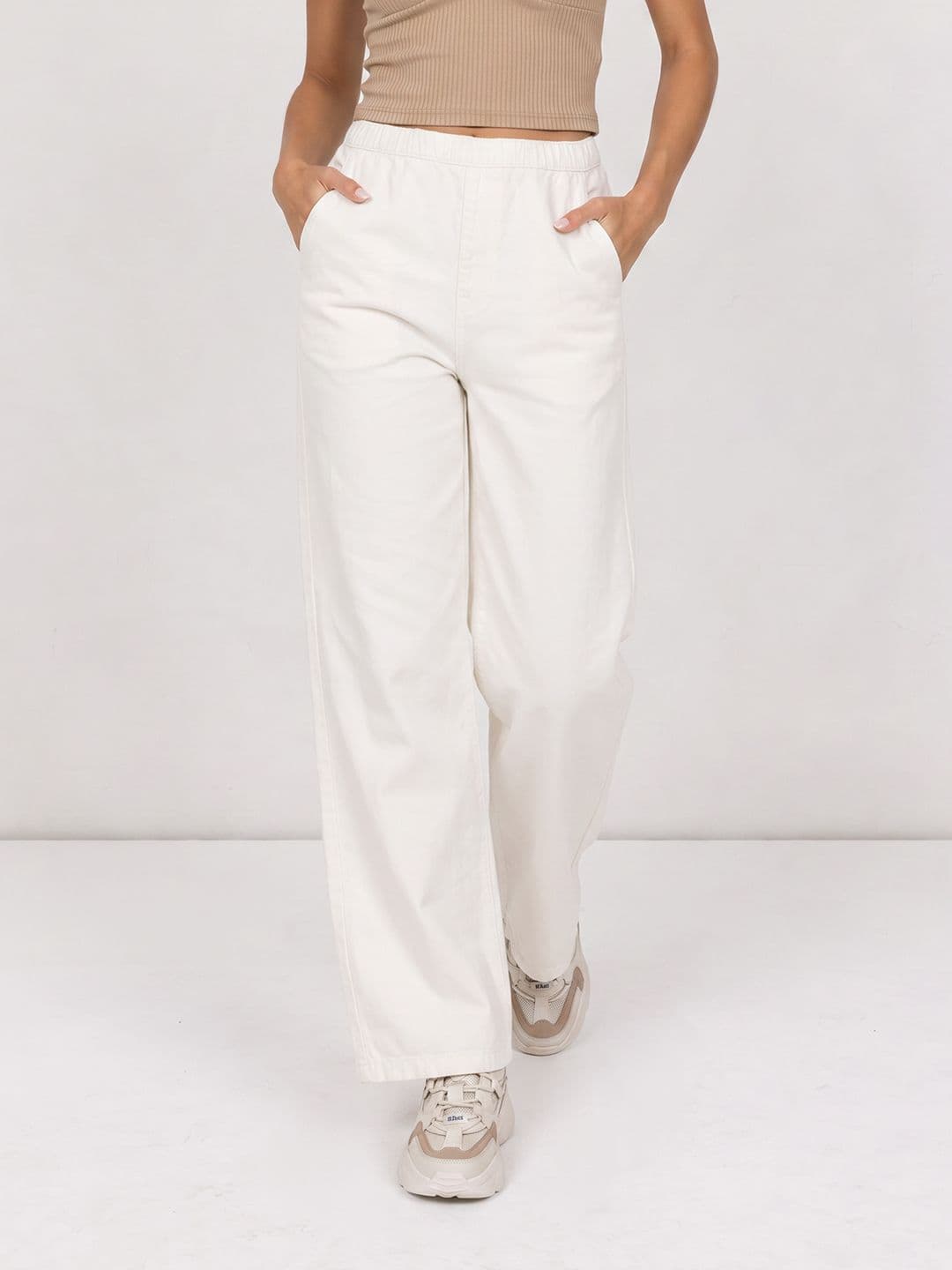 The Roadster Life Co. Women Wide Leg Elasticated Jeans - view 1
