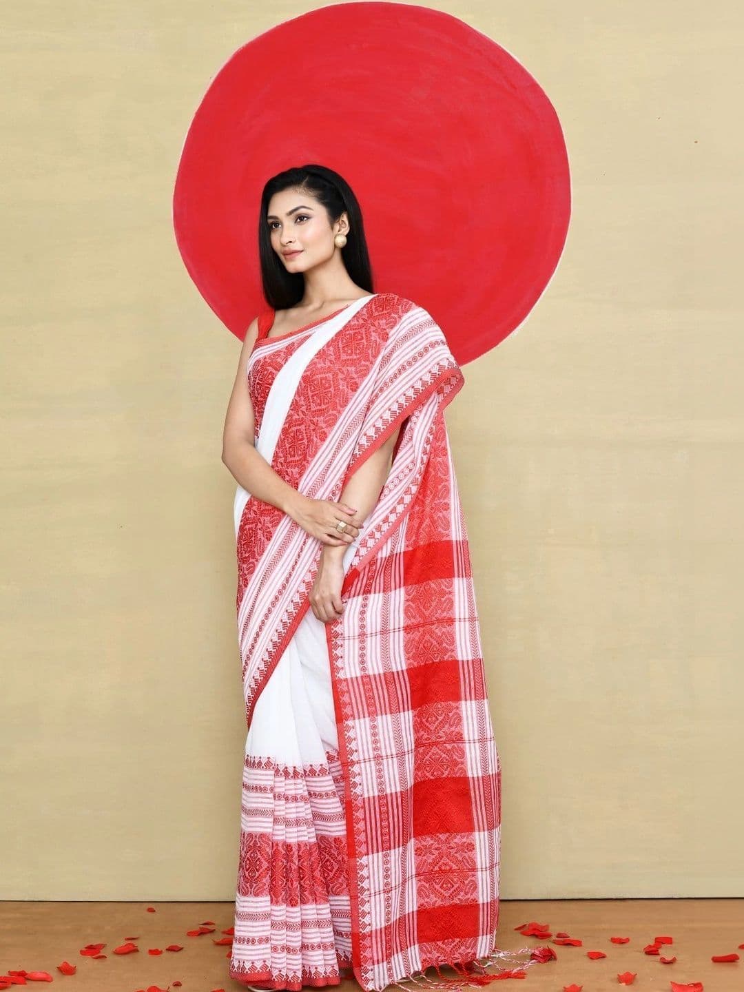 TANTSHREE Pure Cotton Saree thumbnail 2