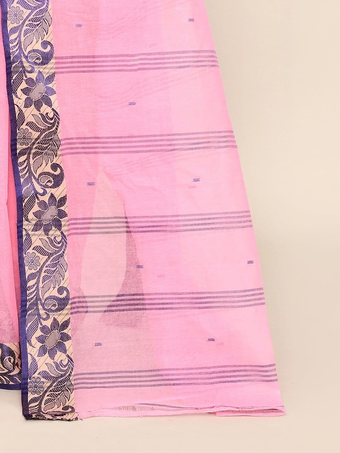 TANTSHREE Floral Pure Cotton Saree thumbnail 5