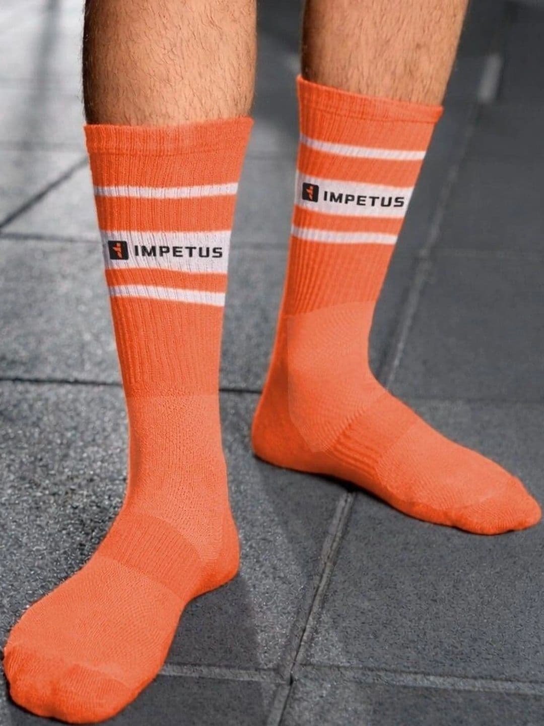 IMPETUS Men Striped Calf Length Socks thumbnail 4
