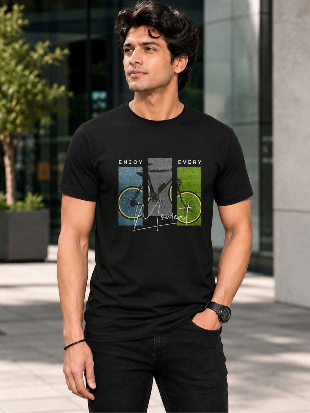 Warrior World Men Printed Pure Cotton T-shirt thumbnail 2
