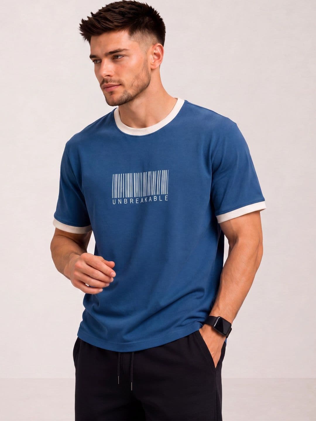 CROSS BENCH Men Typography Printed T-shirt thumbnail 6
