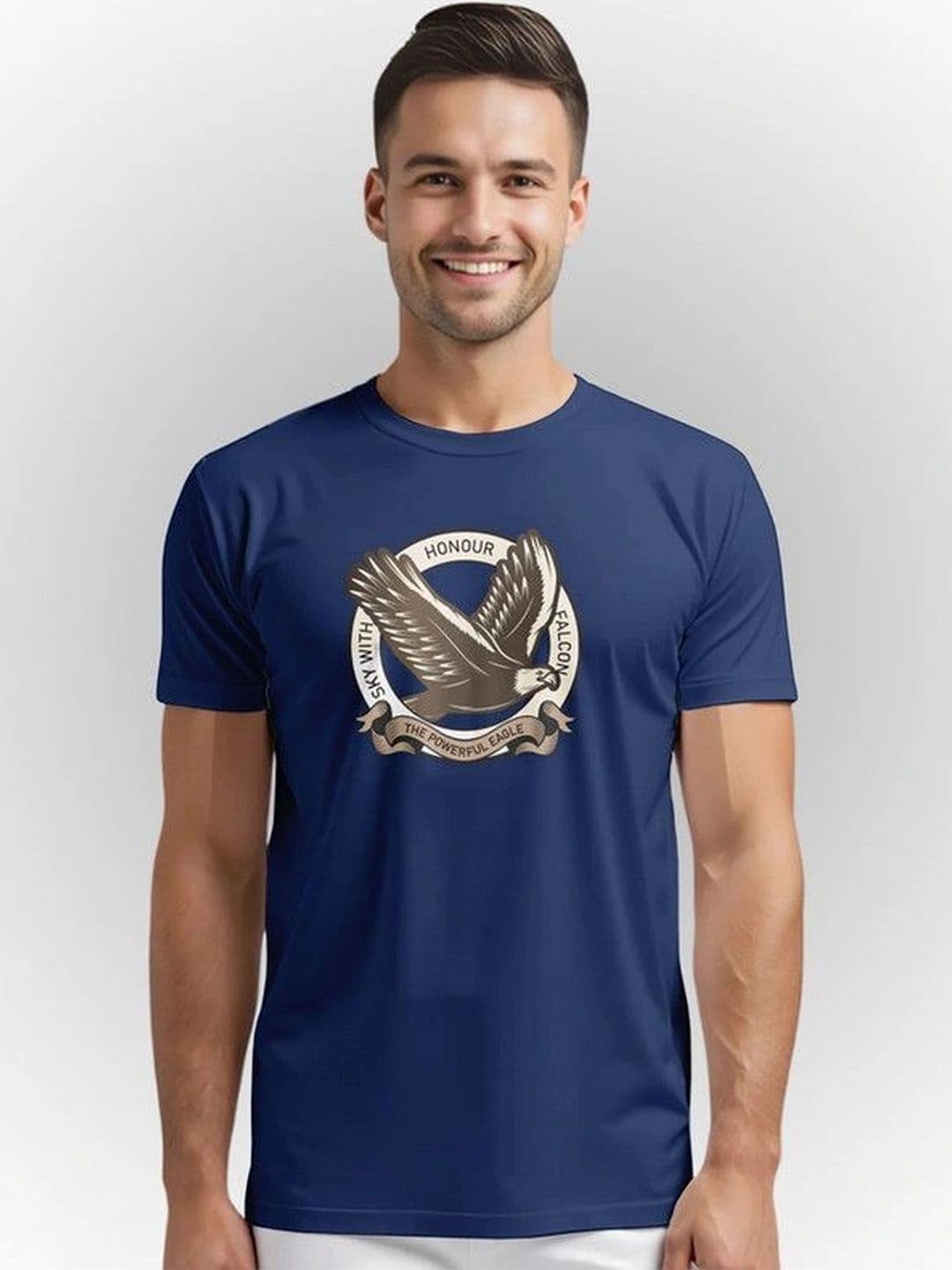 Warrior World Men Printed Pure Cotton T-shirt - view 1