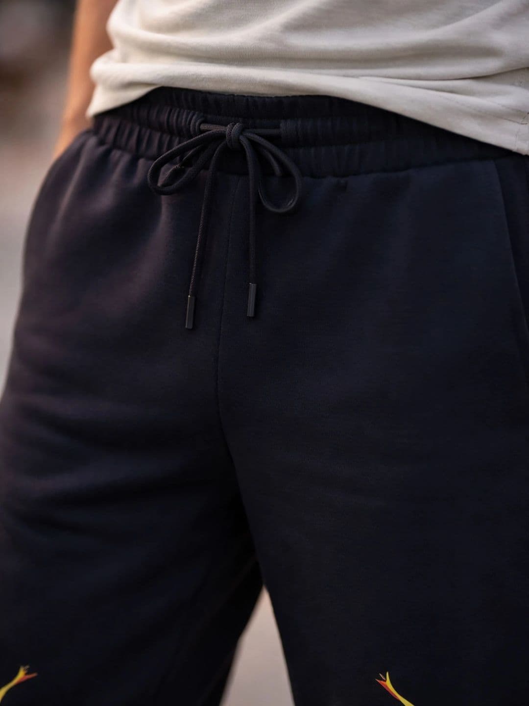 HERE&NOW Men Regular Fit Graphic Print Training Track Pants thumbnail 4