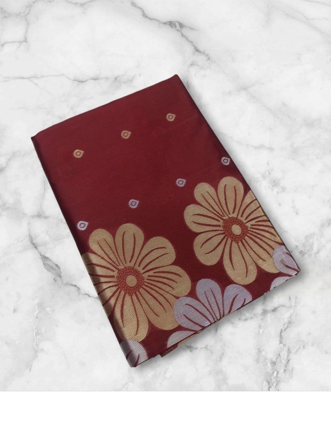 Milvia Ethnic Motifs Zari Silk Blend Designer Banarasi Saree thumbnail 3