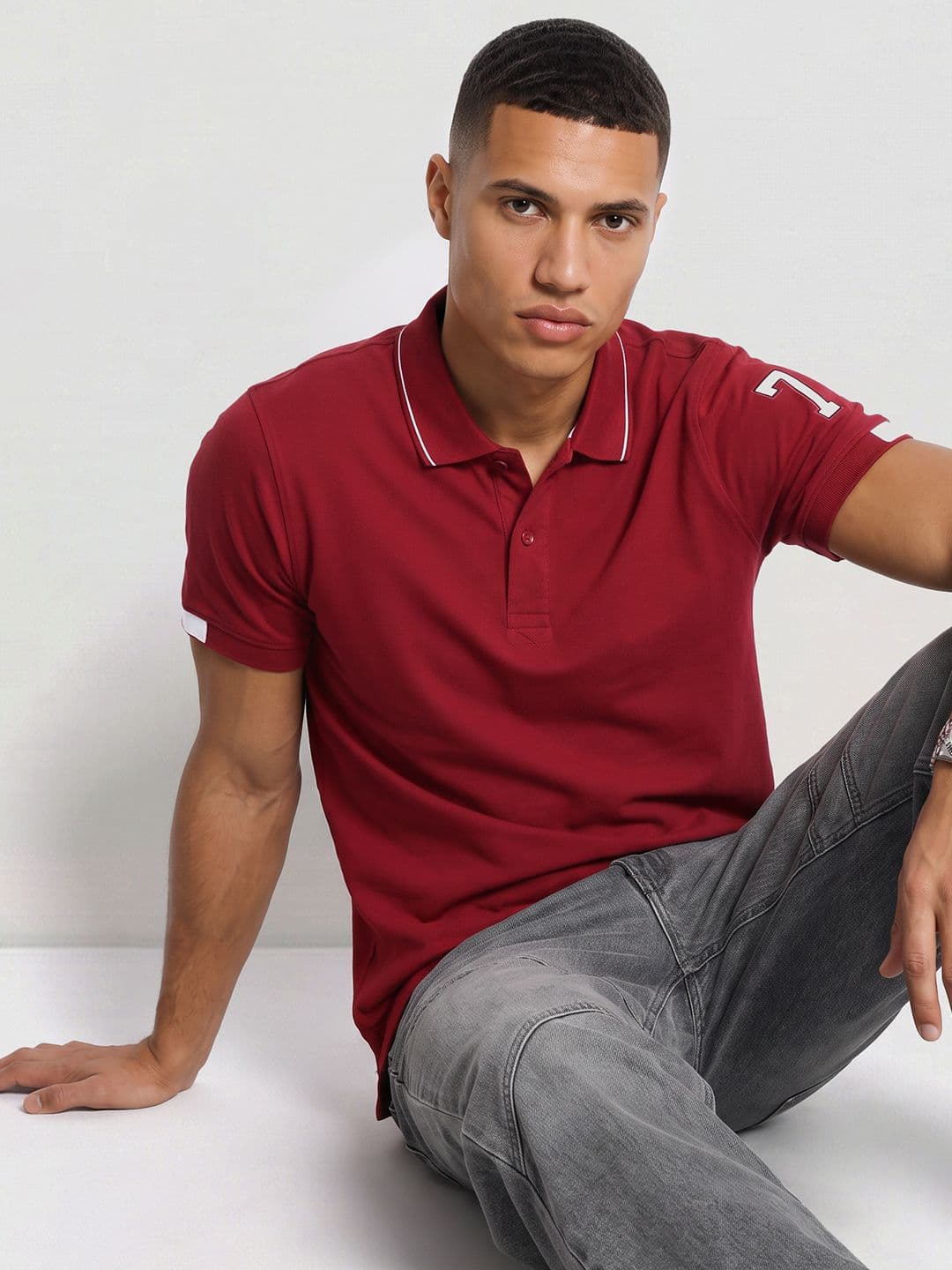 The Roadster Life Co. Polo Collar Pure Cotton T-shirt thumbnail 6