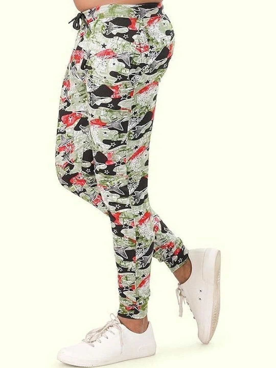 24 Street Men Jogger Mid-Rise Printed Jeans thumbnail 3