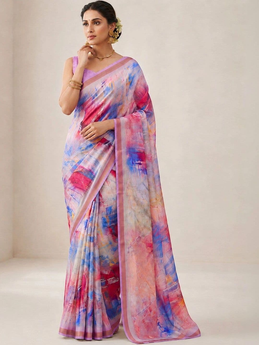 NARIVESH TRENDS Art Silk Saree - view 1