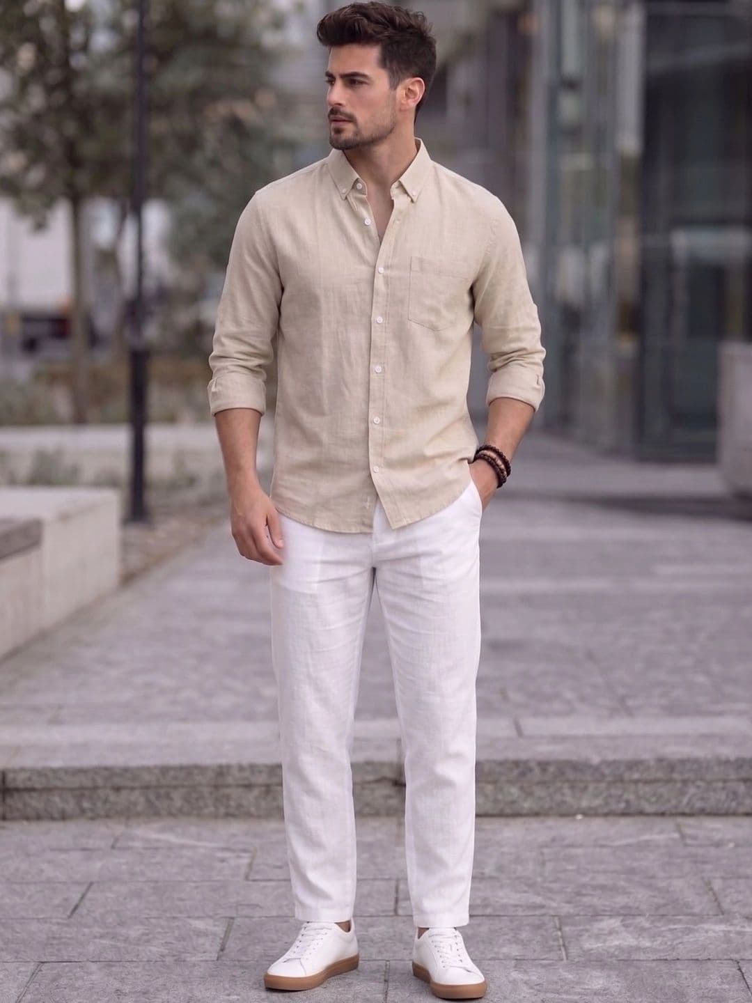 SOLSTICE Men Straight Casual Shirt thumbnail 4