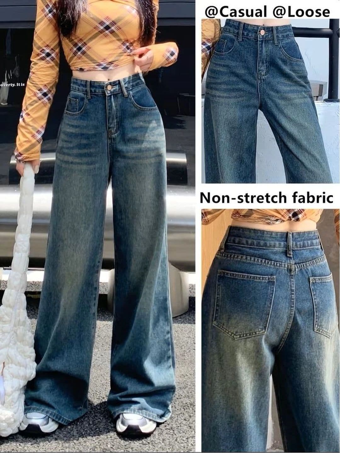 ESLITA Women High-Rise Light Fade Jeans thumbnail 3