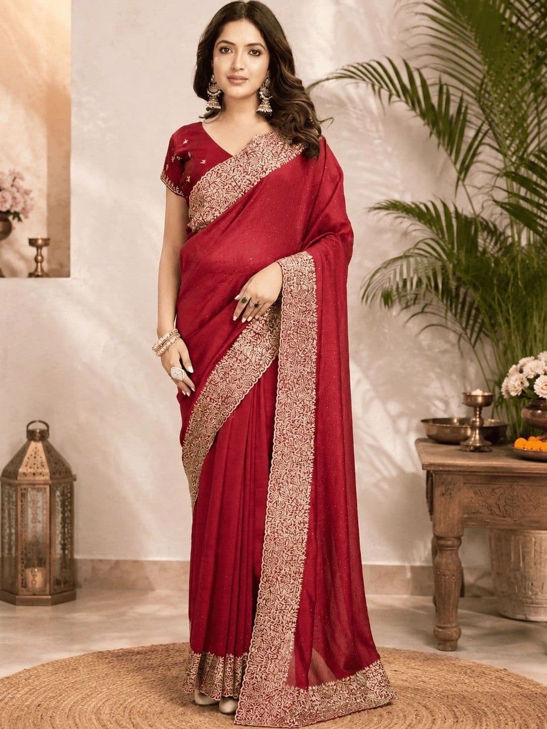 kasee Embellished Embroidered Saree - view 1