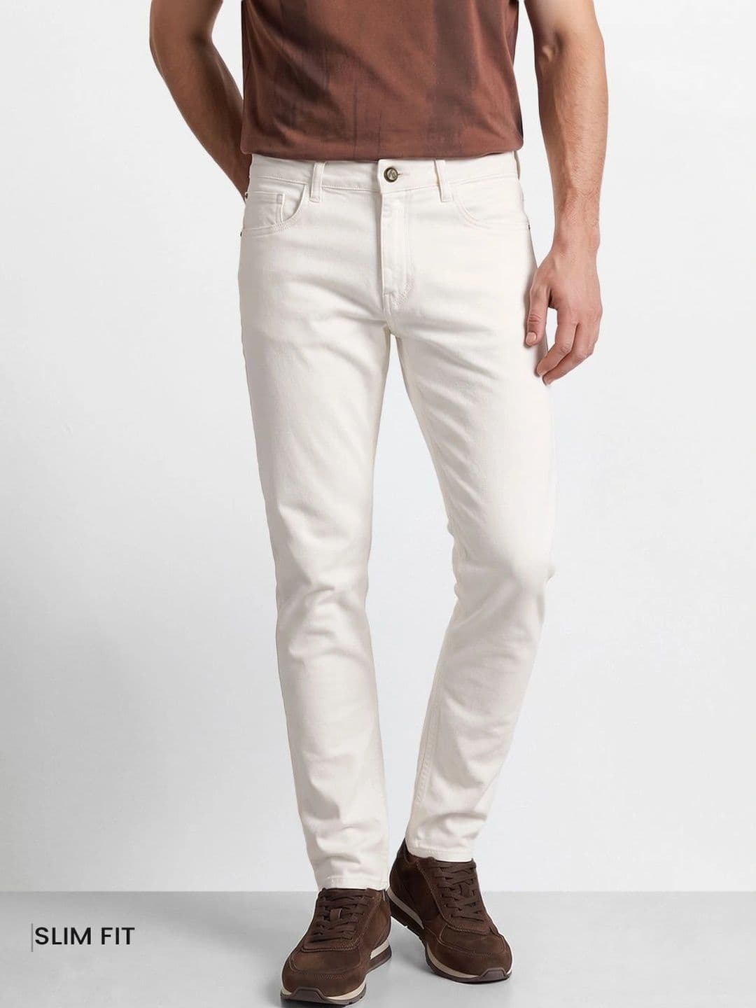 The Indian Garage Co Men Slim Fit Mid-Rise Jeans thumbnail 4