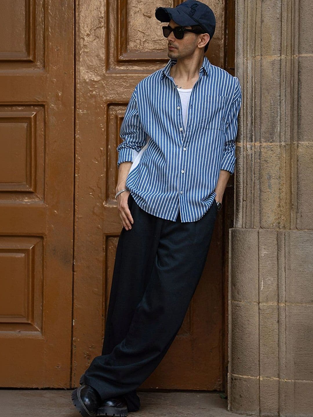 Powerlook Men Striped Casual Shirt thumbnail 2