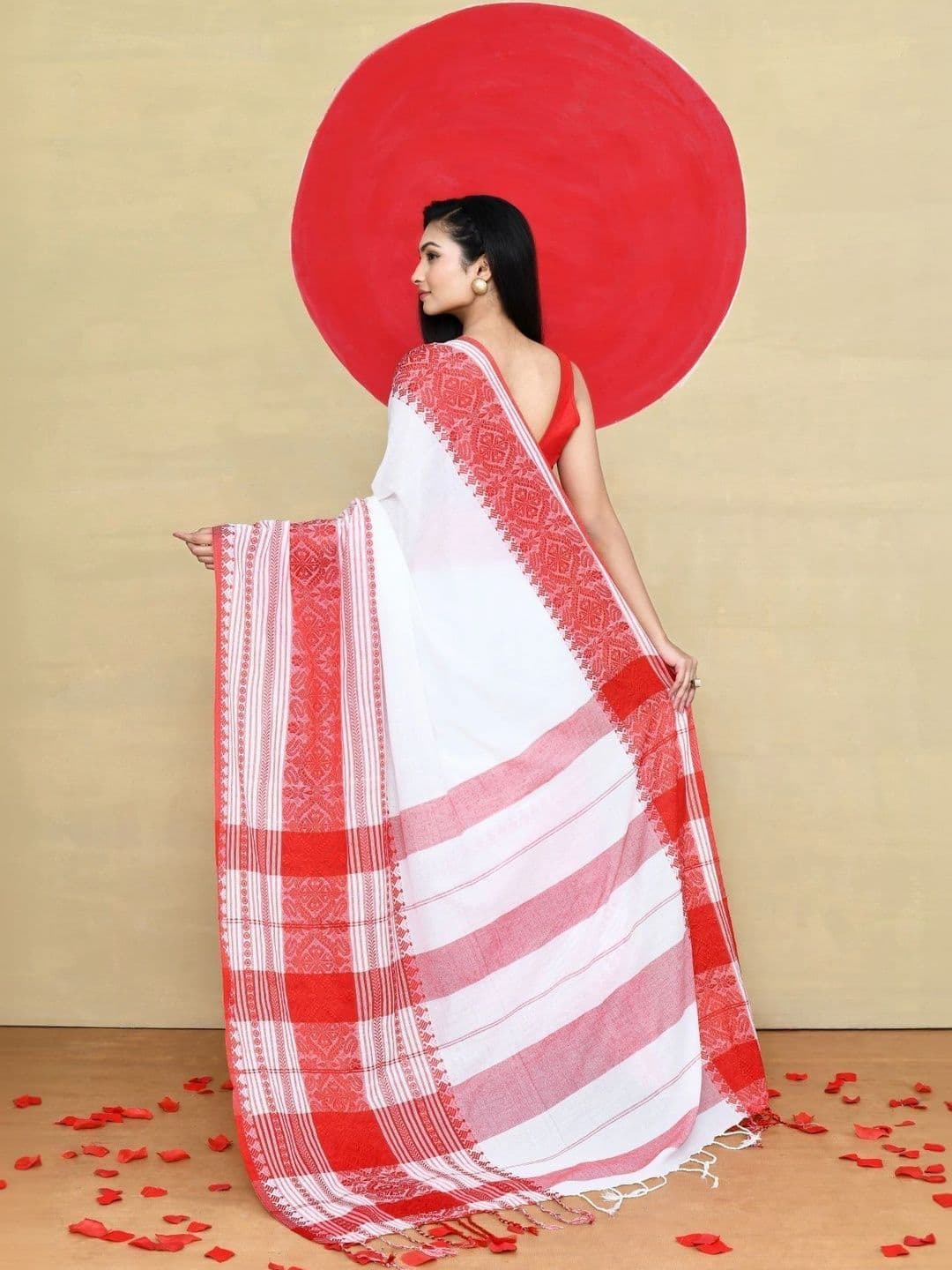 TANTSHREE Pure Cotton Saree thumbnail 4